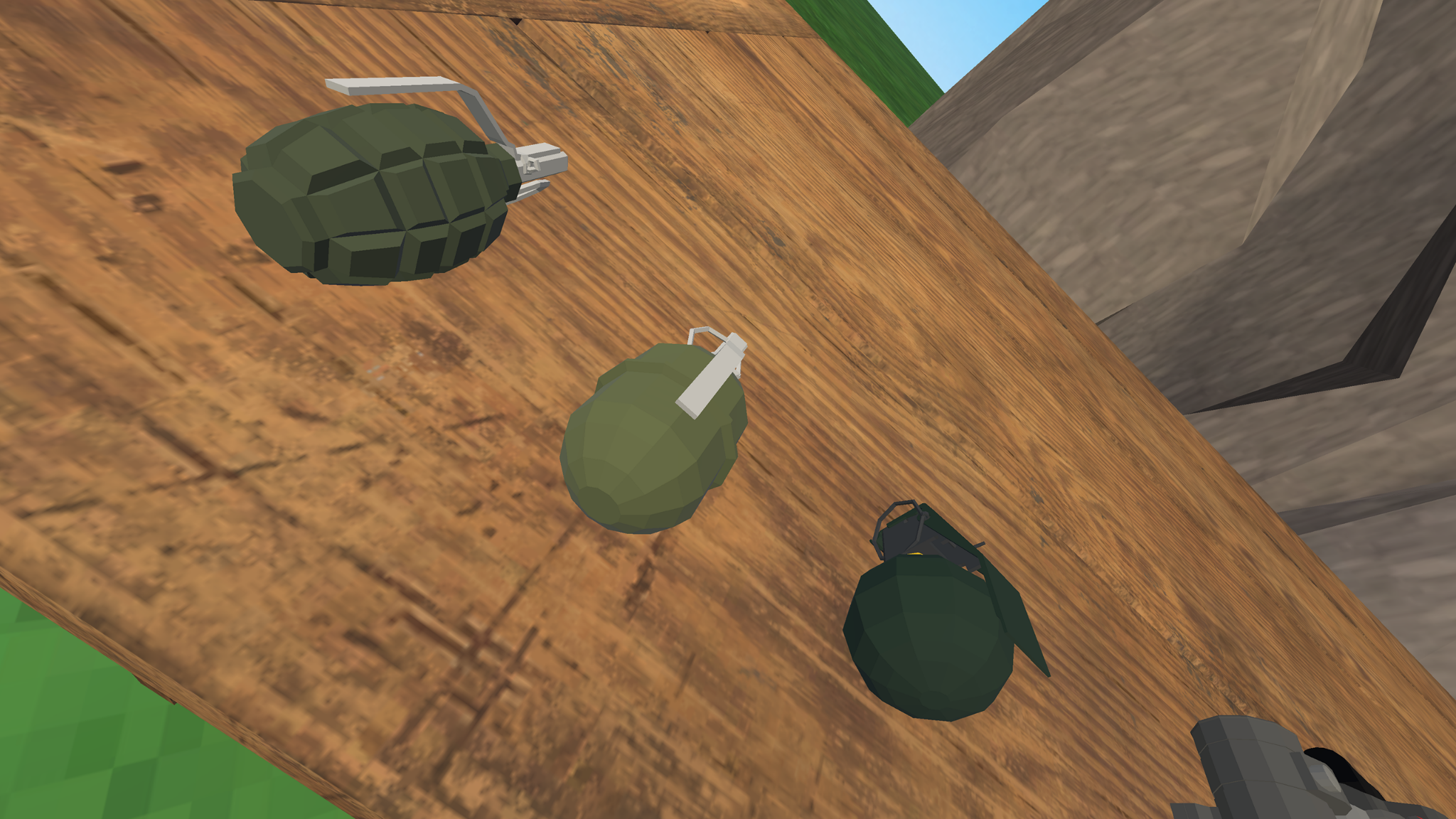 FRONTLINE VR grenades